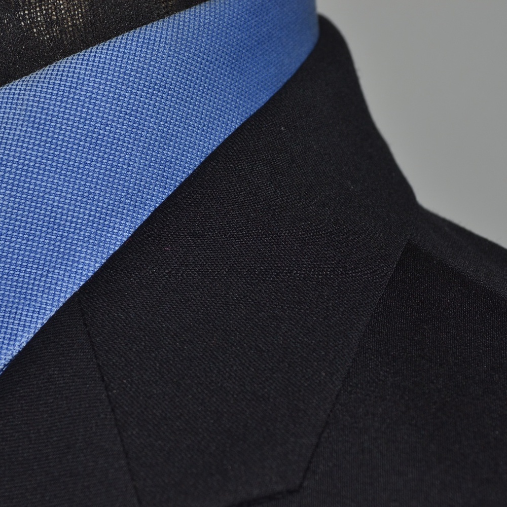 Calvin Klein 42R Sport Coat Blazer Suit Jacket Bla - Picture 2 of 8